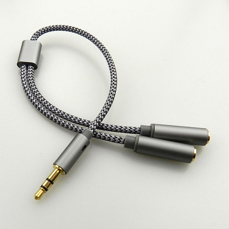 Earphone Splitter Jack - 3.5 ミリメートルオーディオスプリッター Y ジャック 1 オス