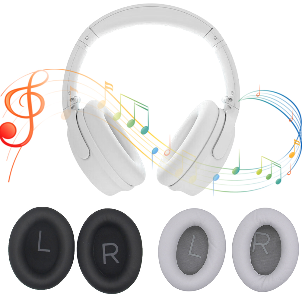 Bose Headphone Qc45 - 1 ペア交換用フォームイヤーパッドプロテインレザーヘッドフォンイヤークッションヘッドセットイヤーパッド Bose QC45 QuietComfort 45