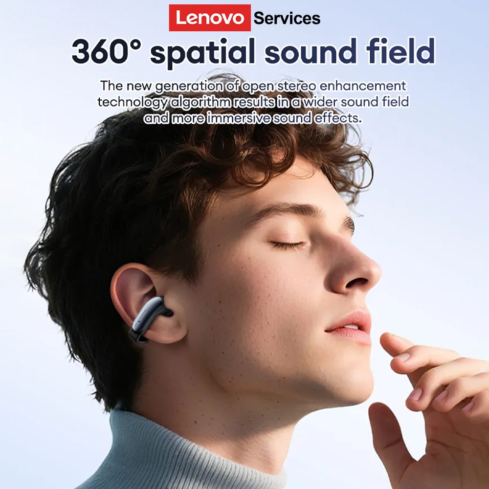 Lenovo LES-108 骨伝導 TWS イヤークリップ - Wired Earphone Mic のレビューと価格