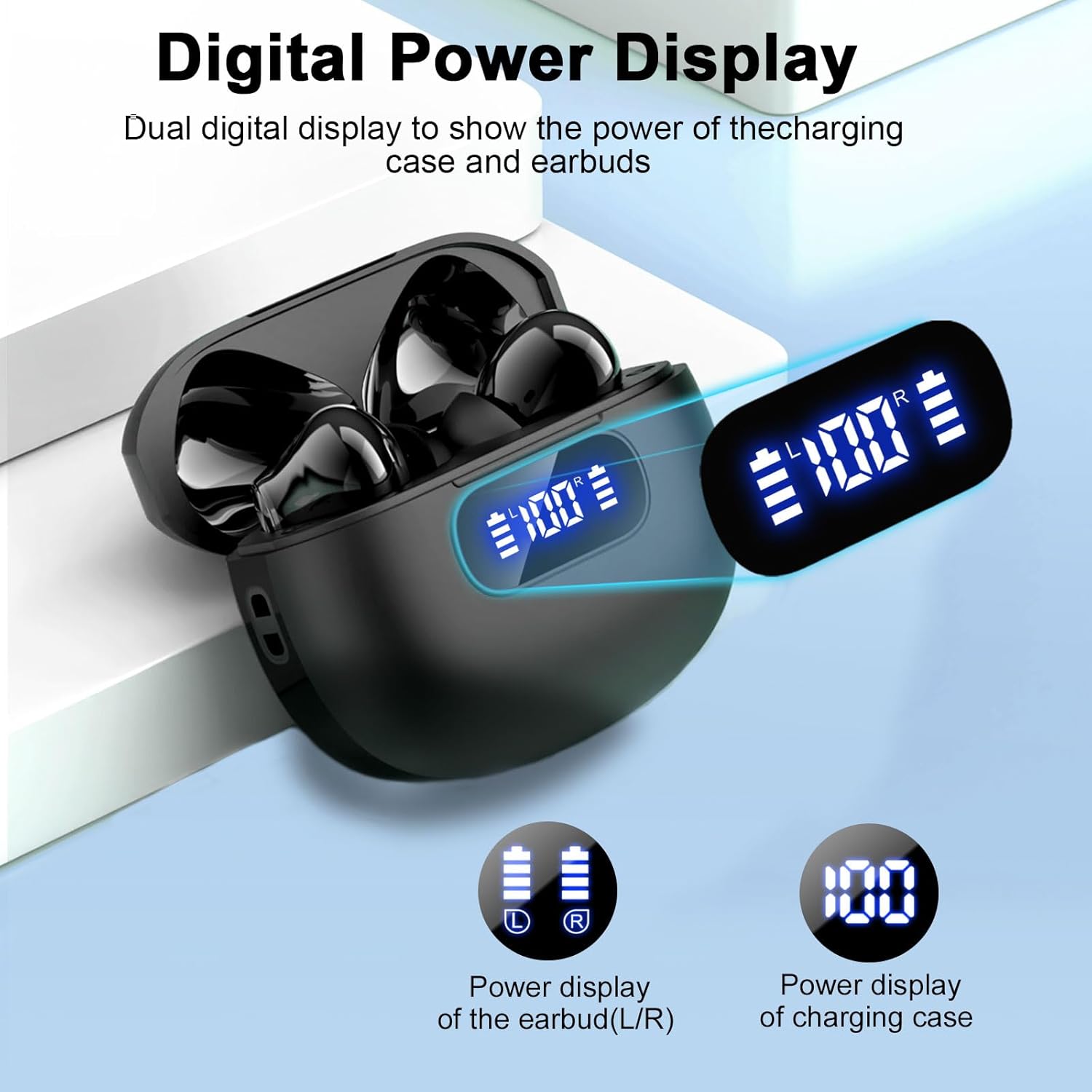 新型ワイヤレスイヤホン BT 5.4 TWSイヤフォン LE - Bluetooth Headset On Ear のレビューと価格