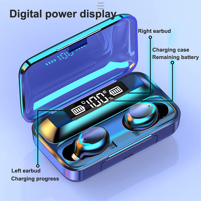 2026 F9 ワイヤレスイヤホン LED ディスプレイバイ - Wireless Earbuds Tws のレビューと価格