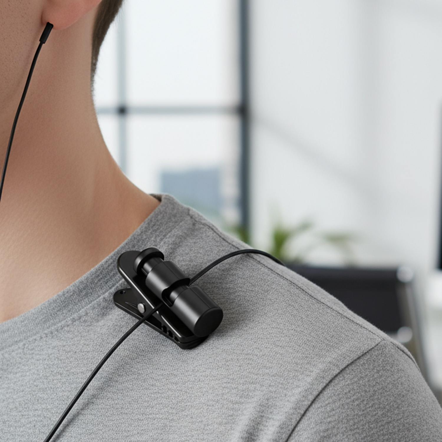 1-10パックヘッドフォン固定クリップヘッドセットケーブルク - Wired Earphone Mic のレビューと価格