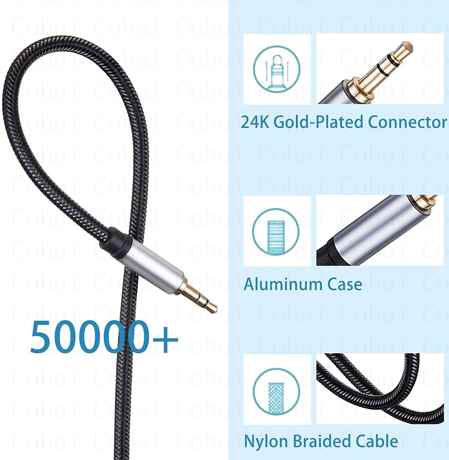 3.5 ミリメートルジャックオーディオケーブルジャック 3. - Cable Extension 3.5 のレビューと価格