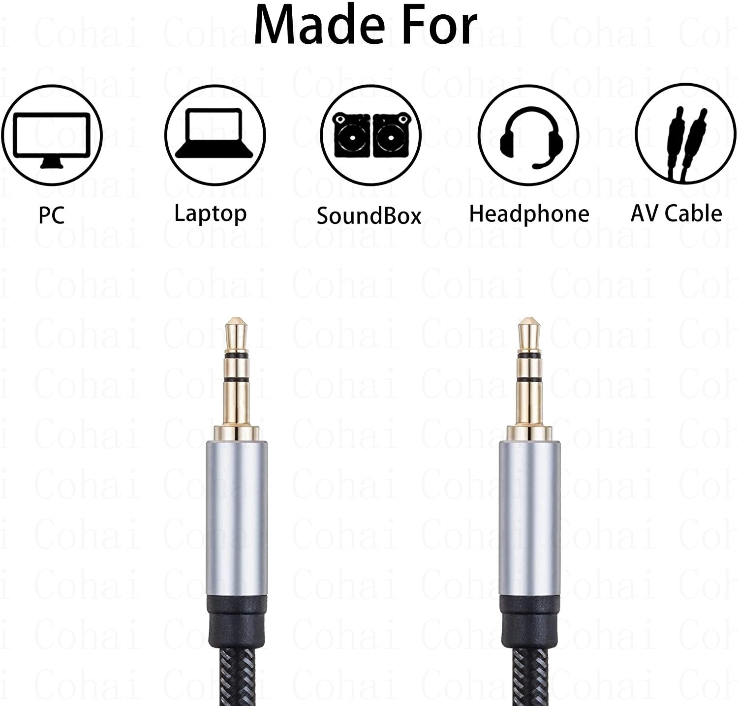3.5 ミリメートルジャックオーディオケーブルジャック 3. - Cable Extension 3.5 のレビューと価格