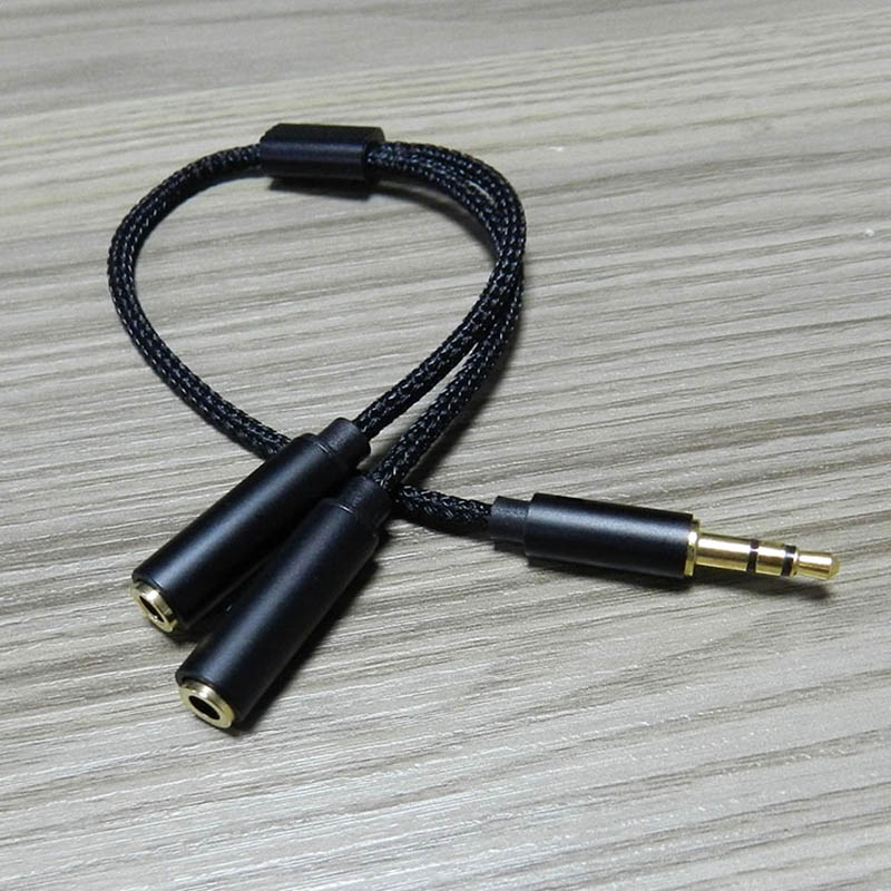 3.5 ミリメートルオーディオスプリッター Y ジャック 1 - Earphone Splitter Jack のレビューと価格