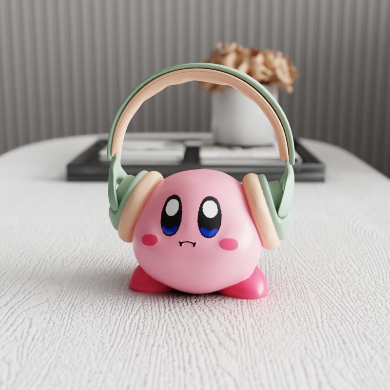 MSKA ヘッドフォンスタンドカービィかわいい漫画クリエイテ - Headphone Stand Desk のレビューと価格