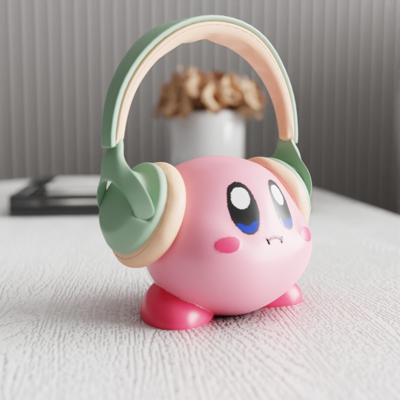 MSKA ヘッドフォンスタンドカービィかわいい漫画クリエイテ - Headphone Stand Desk のレビューと価格