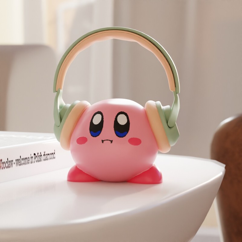 MSKA ヘッドフォンスタンドカービィかわいい漫画クリエイテ - Headphone Stand Desk のレビューと価格