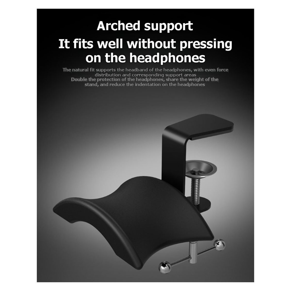 DT75BG 調整可能回転式アームクランプ PC ゲーミング - Headphone Stand Desk のレビューと価格