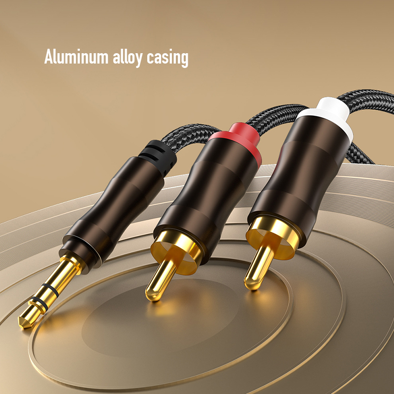 RCA-3.5mmジャックAUXオーディオケーブルHiFiス - Cable Extension 3.5 のレビューと価格