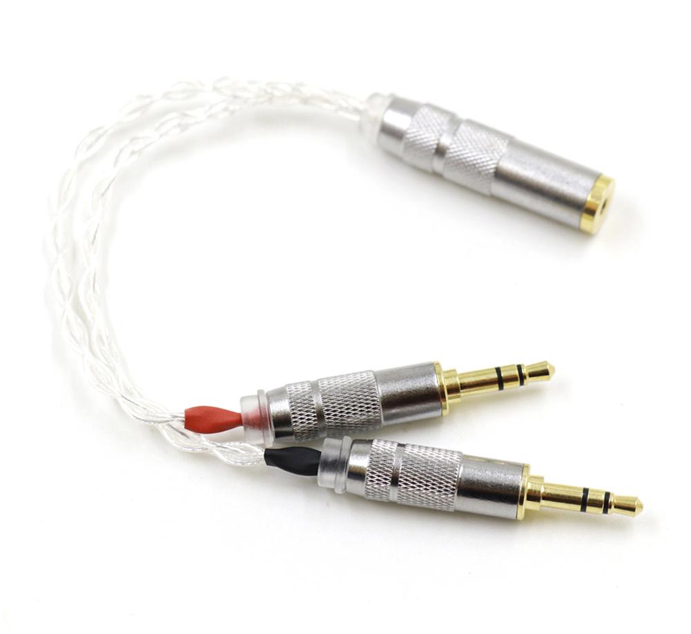 HiFi 単結晶銅銀メッキ 2x3.5mm オス - 2.5 - Cable Extension 3.5 のレビューと価格